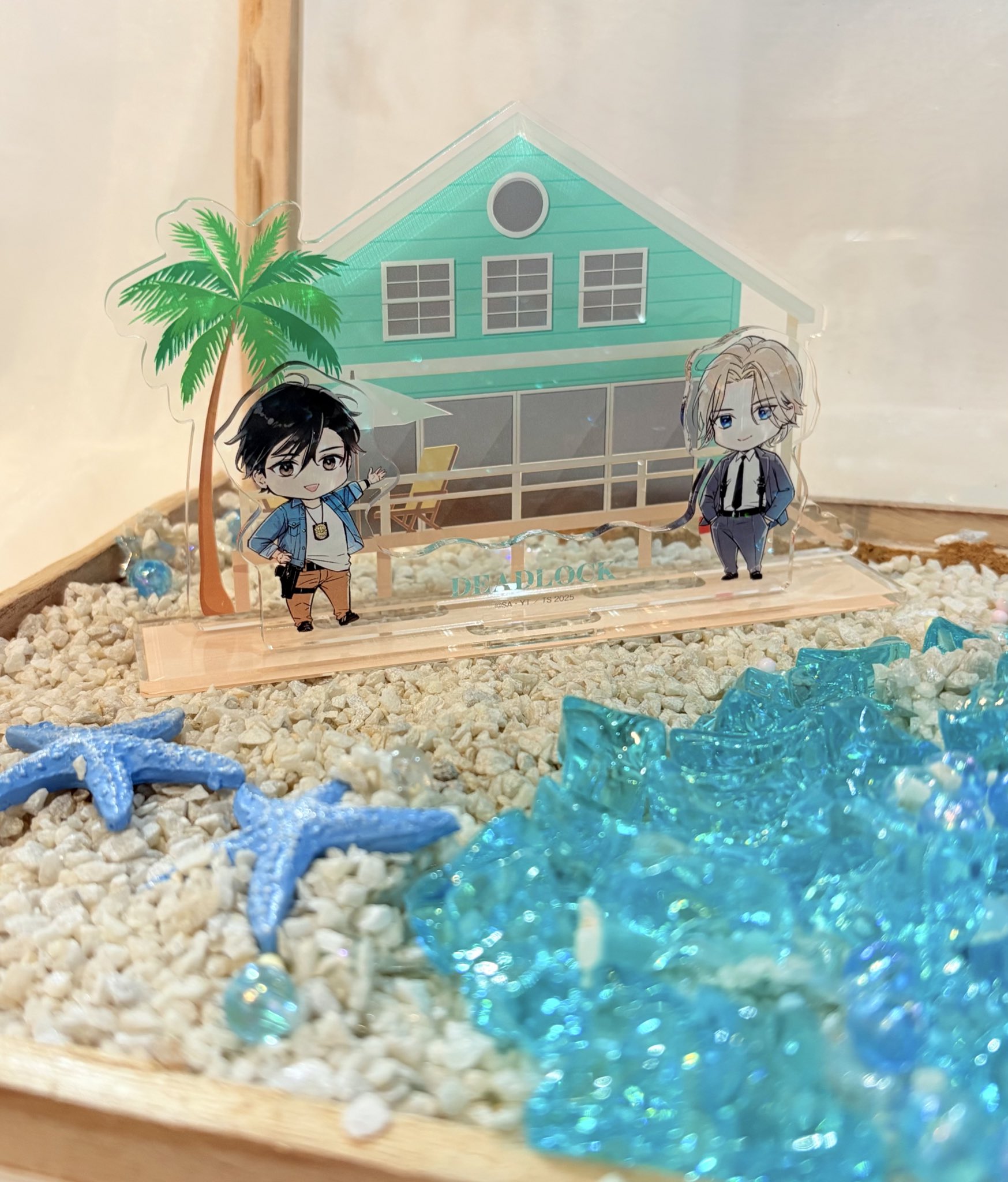 DEADLOCK　コラボカフェ　有償特典アクリルコースター　ディック　ユウト Ⅲ 英田サキ先生追悼コラボカフェ『DEADLOCK cafe -Saki AIDA