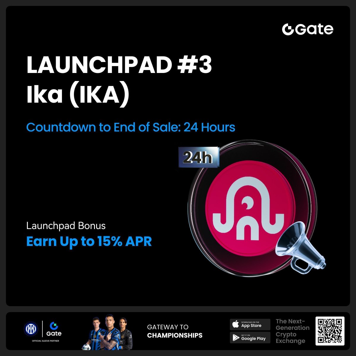 ⏳ Only 24H left to grab your spot in the $IKA Gate Launchpad! This is your  final call before the gate closes. 🔶 13,800+ participants 🔶 Over  $290,000,000 subscribed Join now: https://t.co/8a3KEM3R2E