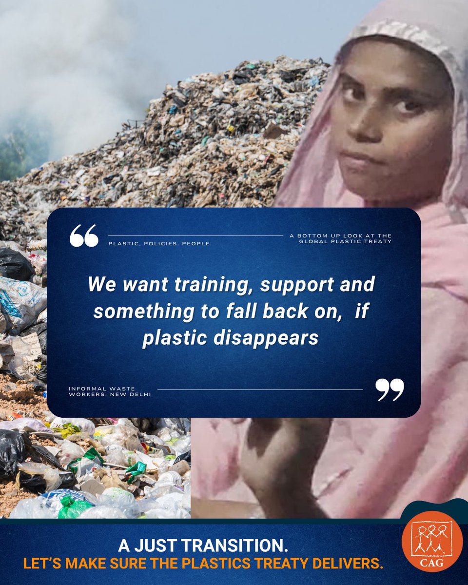 The #PlasticsTreaty must ensure a just transition for waste pickers, Indigenous Peoples, and frontline communities. Support, rights, and full participation are non-negotiable. Call for a treaty that leaves no one behind.
breakfreefromplastic.org/plastics-treat…
#BreakFreeFromPlastic #INC52