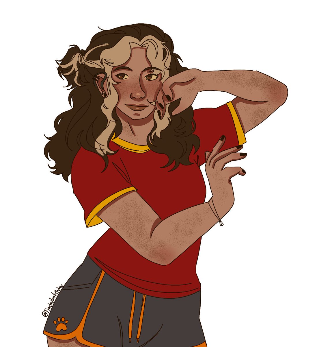 Finchybobitchy's tweet image. ocs part one— the lovely @Chuck__chuckie ‘s Atti! arent they a cutie ❤️😭