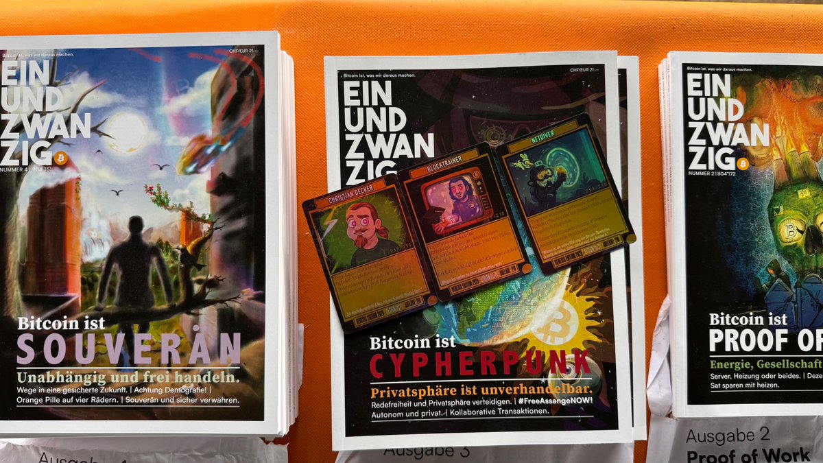Nach einer weiteren ultrakrassen #Zitadelle2025 dürft ihr euch noch diese Woche auf das aktuelle #21magazin in eurem Postfach freuen! 🥳

Die Sammelkarten von <a href="/mx12art/">MX12 ART</a> waren zitadellen only und liegen leider nicht bei, sry loide ... 👀