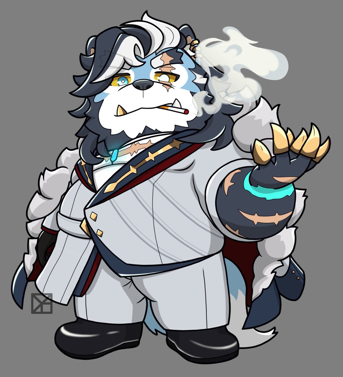 Clark【The Boss】🐺🚬

(Repost, forgot his tail in the previous post, Here’s the fixed version!)