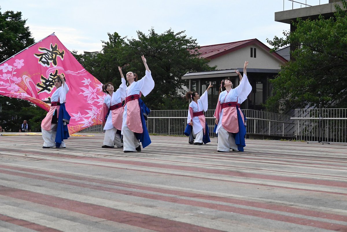 44982441shimu's tweet image. 能代市役所さくら庭  
夏だ！ビアガーデン屋台村2025にて

蒼華天夢　その１