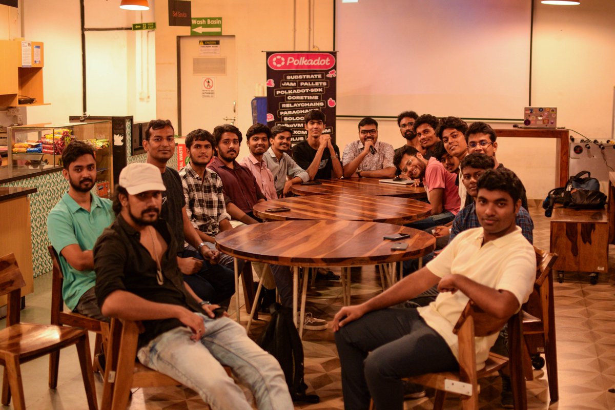 Polkadot Meetups (@dotmeetups) on Twitter photo What an incredible turnout at the #RoadToAssetHubHackathon Mumbai Meetup! ๐ It was inspiring to connect with 18 talented developers, share insights on #PolkaVM, and spark brilliant ideas for the upcoming hackathon. Huge shoutout to <a href="/Edgetributors/">Edgetributor SubDAO</a> and <a href="/weareWeb3Mumbai/">Web3 Mumbai</a> for What an incredible turnout at the #RoadToAssetHubHackathon Mumbai Meetup! ๐ It was inspiring to connect with 18 talented developers, share insights on #PolkaVM, and spark brilliant ideas for the upcoming hackathon. Huge shoutout to <a href="/Edgetributors/">Edgetributor SubDAO</a> and <a href="/weareWeb3Mumbai/">Web3 Mumbai</a> for