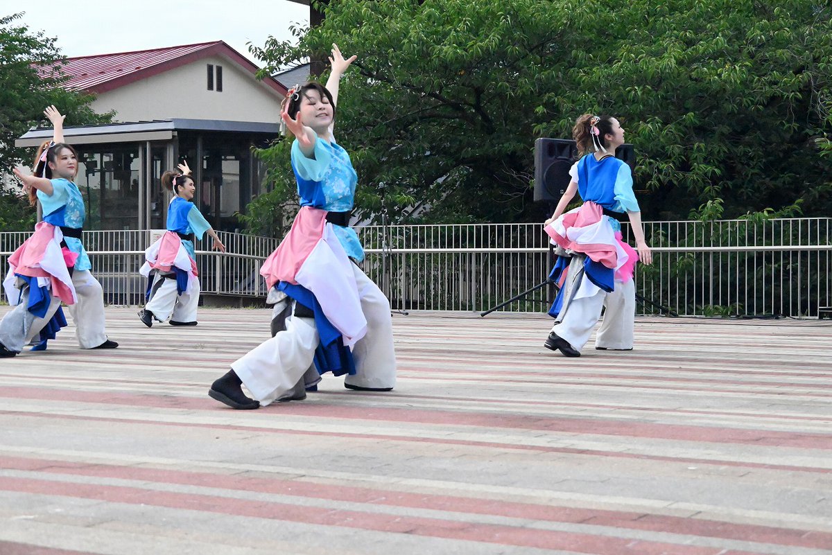 44982441shimu's tweet image. 能代市役所さくら庭   
夏だ！ビアガーデン屋台村2025にて  

蒼華天夢　その２