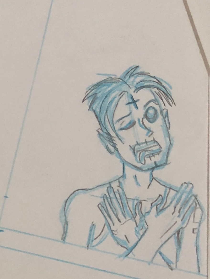 JavierHernandez's tweet image. While my friends and colleagues were doing their thing at Comic Con, I went into full production mode and pencilled the first 10 pages of MAN FROM MICTLAN #2! That's about 10% of the whole issue. 💀 (In between two viewings of FANTASTIC FOUR!)