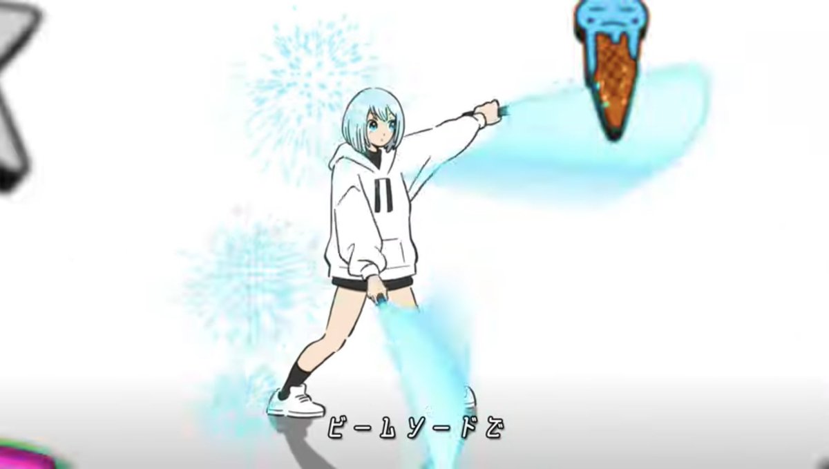 Kizuna_RUI's tweet image. 9853512秒前を重ねるの気持ちよすぎる。
あと、サビはビームちゃんとビームソードちゃんが互いの背中任せて、各々の戦術で自由に戦ってるのかなーって妄想しながら聴いてる⚔️
ビームソードちゃんはこのままで、ビームちゃんの方は片腕がサイボーグのイメージ。