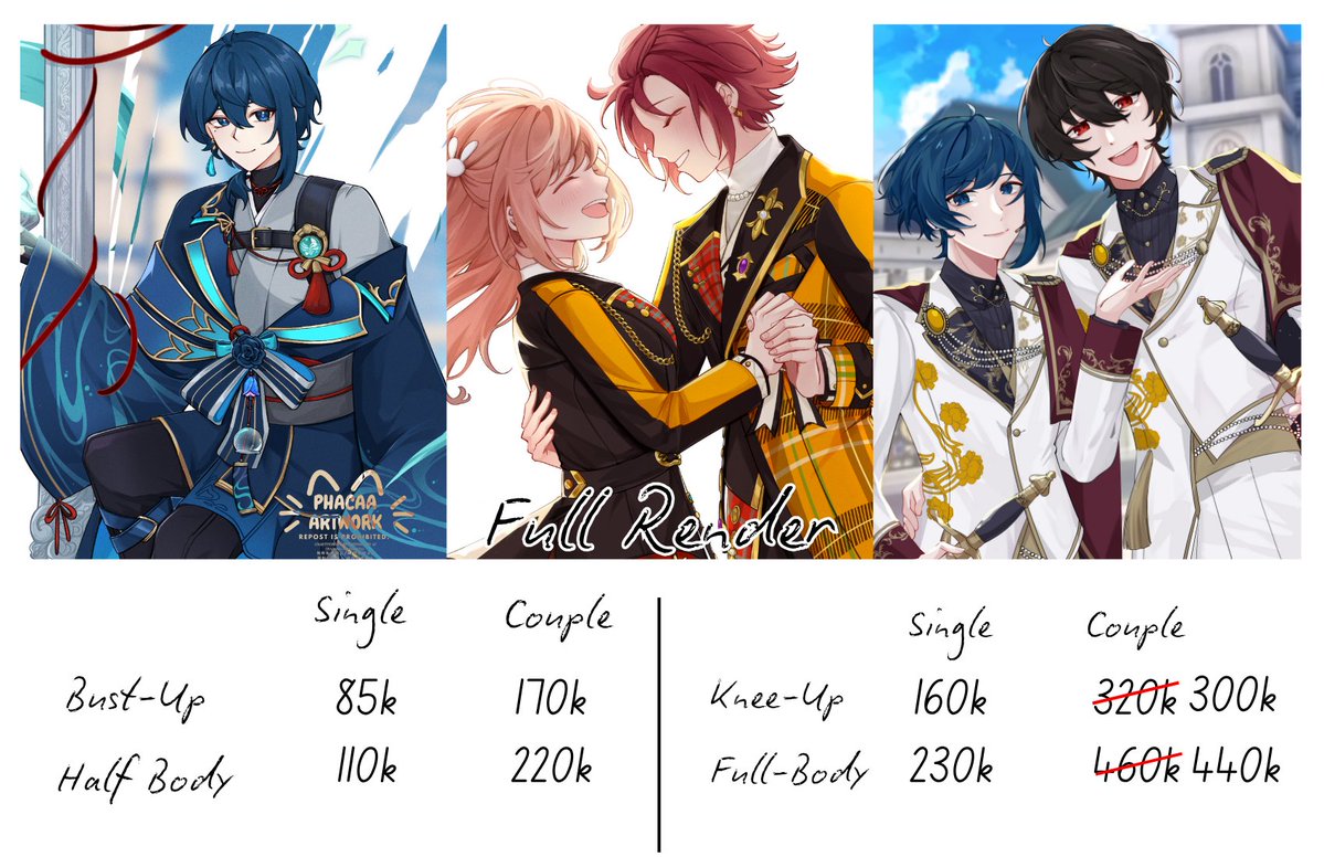 Phacaa's tweet image. Open commission!
° Aug-sept batch
`Like n RT is appreciated!
TnC, do n don't, more sample and other menu read carrd:
Phacomm.carrd.co
Detail slots on thread
`Dm me if interested! (please tag me if i don't responce within 24 hours)