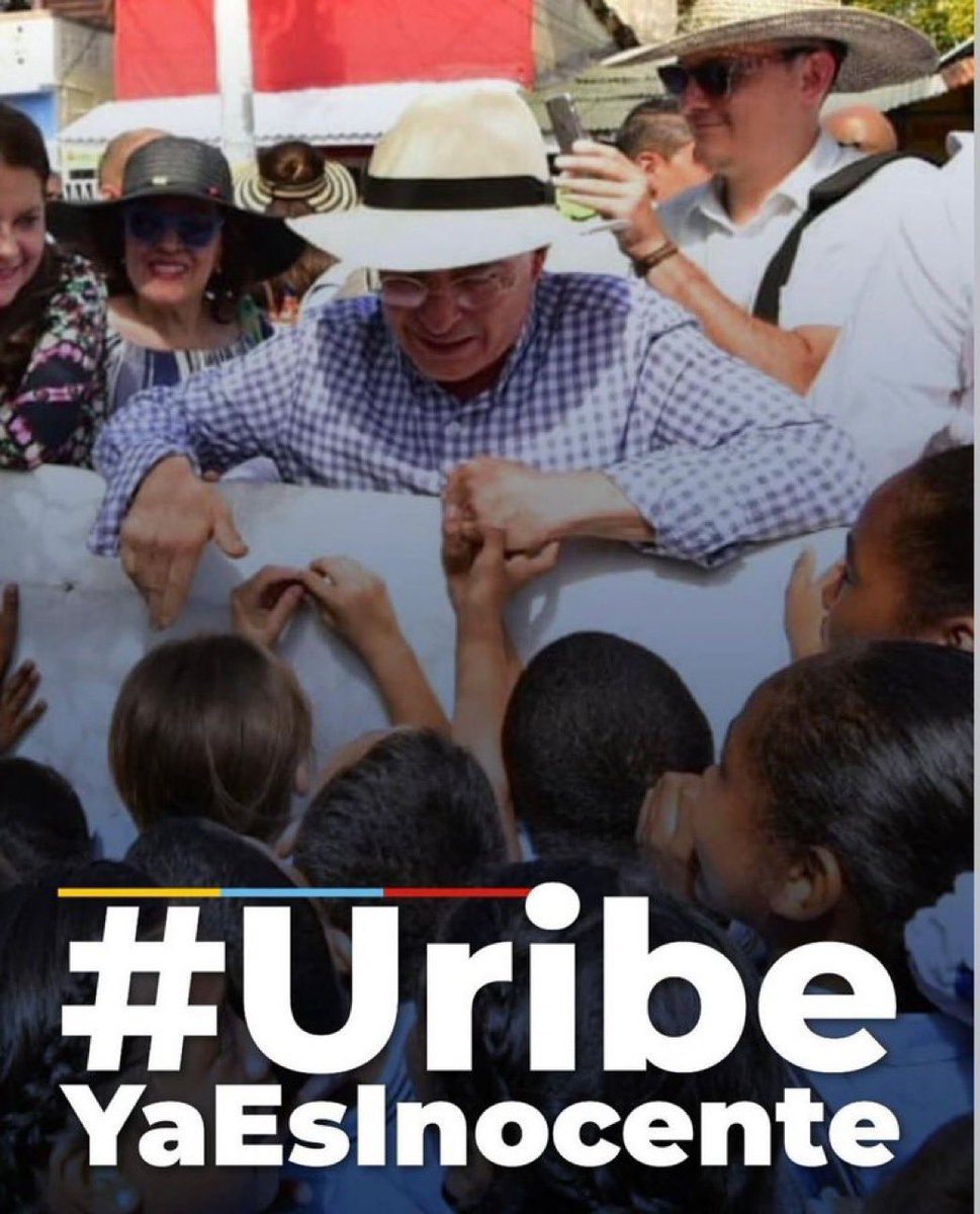 julipalacioc's tweet image. SOY JULIANA PALACIO Y CREO EN LA INOCENCIA DEL PRESIDENTE ÁLVARO URIBE.