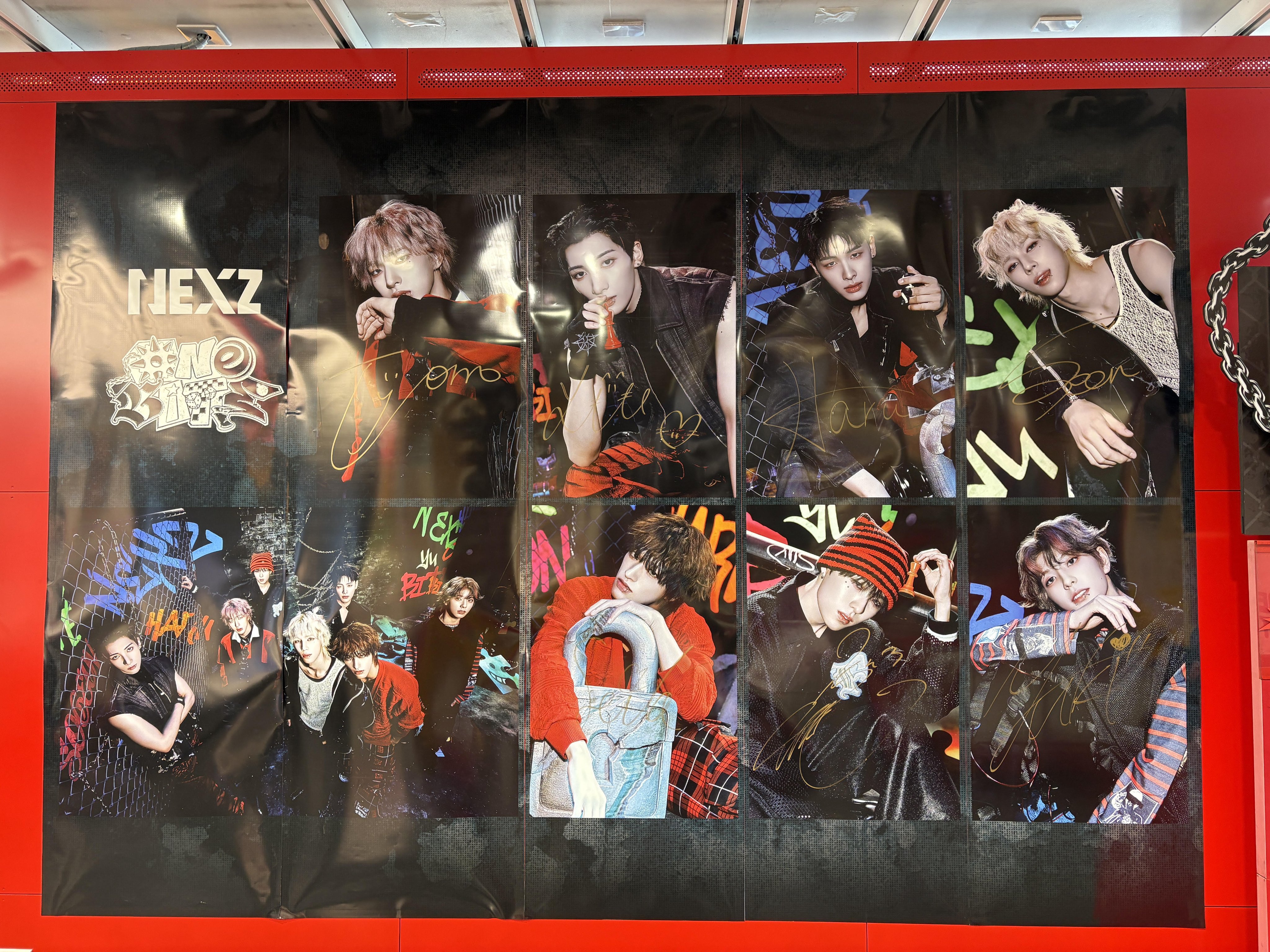 最終価格タワレコ お渡し会 NEXZ 直筆サイン入り大判ポストカード レア タワーレコード渋谷店 on X: 