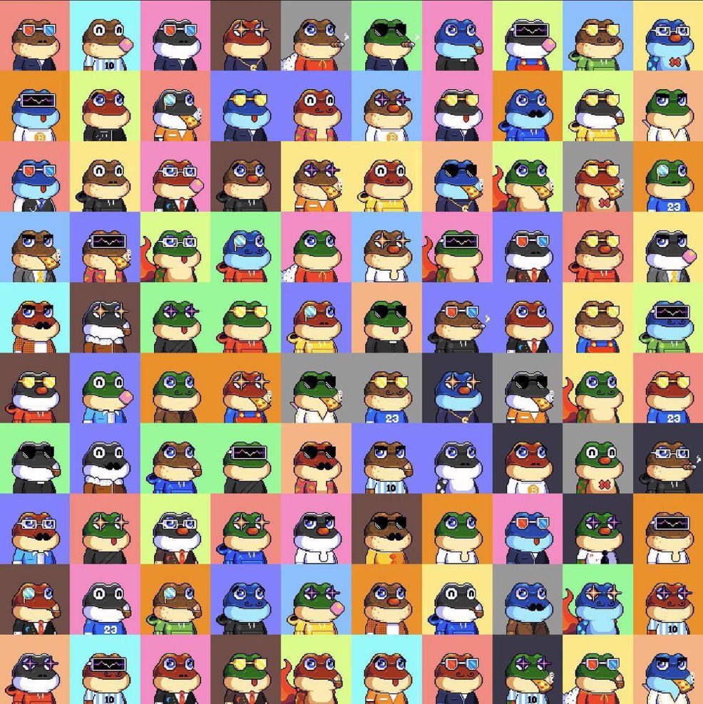 XRPCRYPTOFRESH's tweet image. Back to Ribbit 🐸 @BitcoinFrogs
