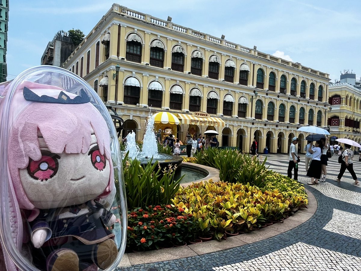 saku_X3's tweet image. カリちゃん、マカオだよ