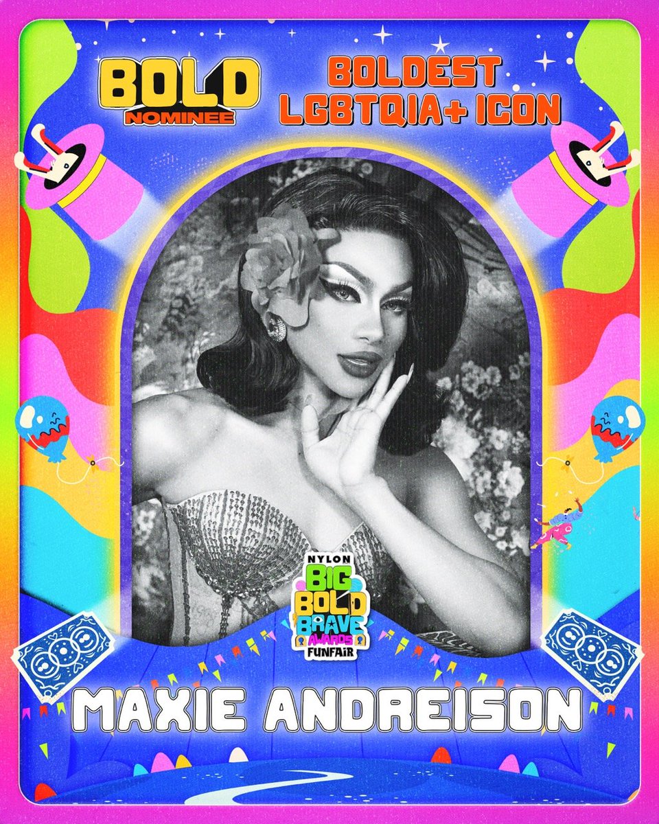 DragFansPH's tweet image. JUST IN: Your icons have been nominated, and they need your vote! Marina Summers (@marinaxsummers) and Maxie Andreison (@maxieandreison) have been nominated for the Boldest LGBTQIA+ Icon for the Big Bold Brave Awards: Funfair. 🪩
#DragRacePH