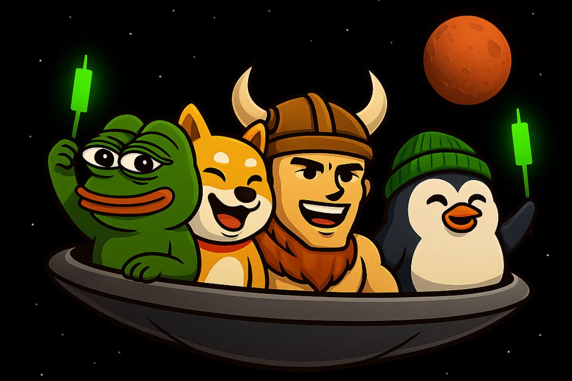 MEMECOINIT's tweet image. Not just a meme.

It&apos;s a movement.