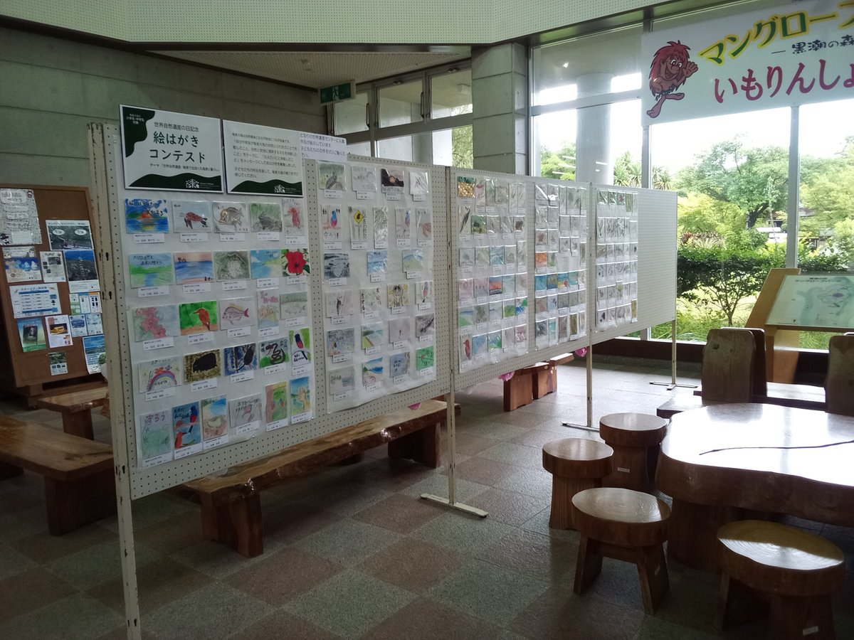 amamioshimawhcc's tweet image. 世界自然遺産の日イベントにお越し頂きありがとうございました。
絵はがきコンテストの作品掲示と奄美大島5市町村の施設を巡るスタンプラリーがスタートしています。
ぜひご覧ください!