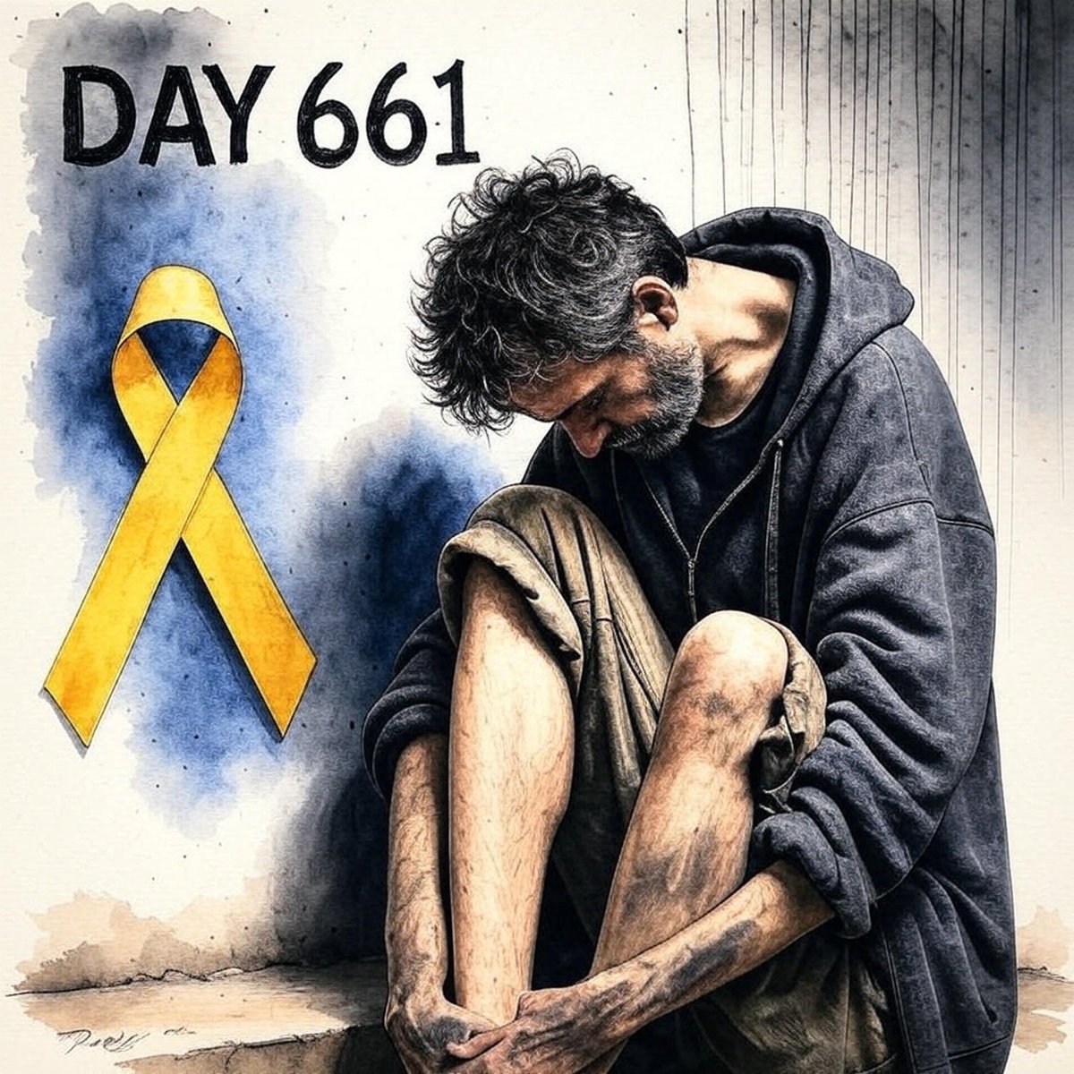 Day 661🎗️
We stand with the hostages, holding onto hope. The yellow ribbon reminds us to keep fighting for their return.