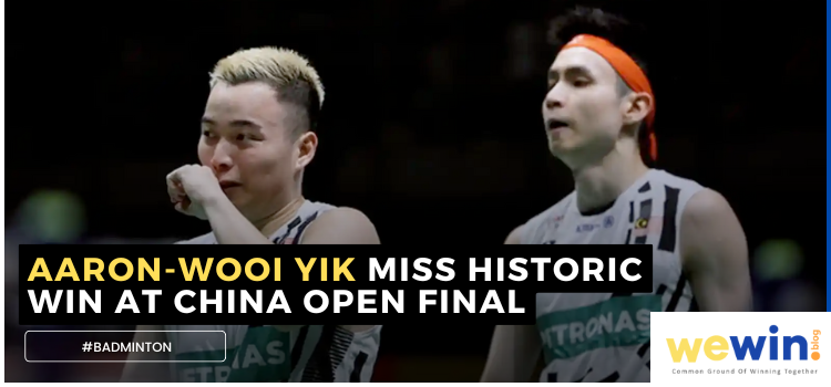 WewinAsia's tweet photo. Heartbreak in Changzhou.

Aaron-Wooi Yik’s dream of lifting their first Super 1000 title was dashed by Indonesia’s underdog pair in a crushing 34-minute final. 

Here’s what happened — and why we still believe in Malaysia’s top duo 👉 https://t.co/EJ6A6NV7EC

#WewinAsia https://t.co/QApZpMpHne