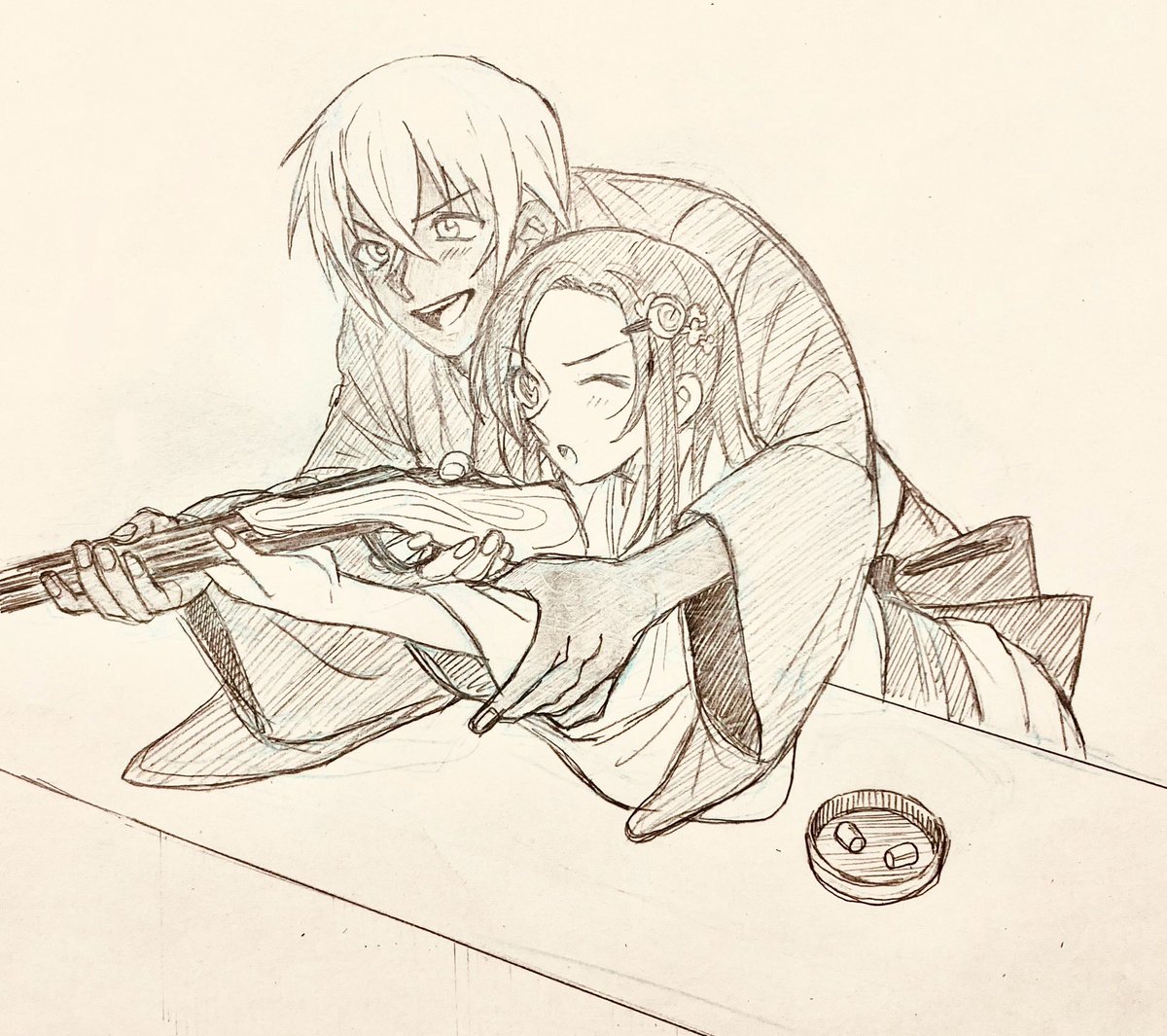mitune114's tweet image. 射的とあむあず