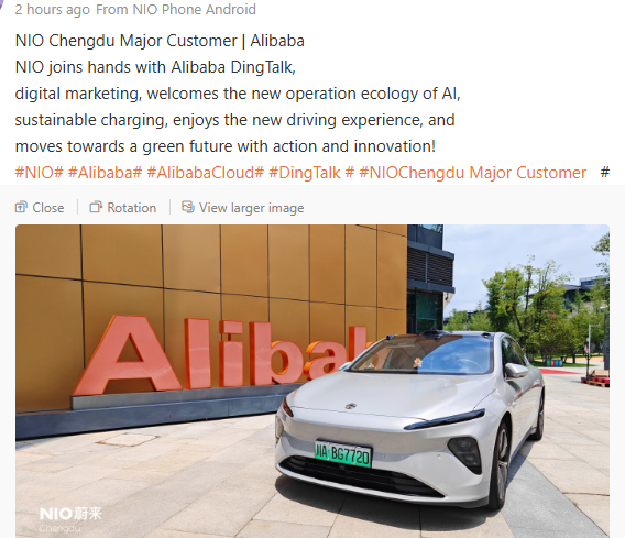 Klp168's tweet image. $NIO