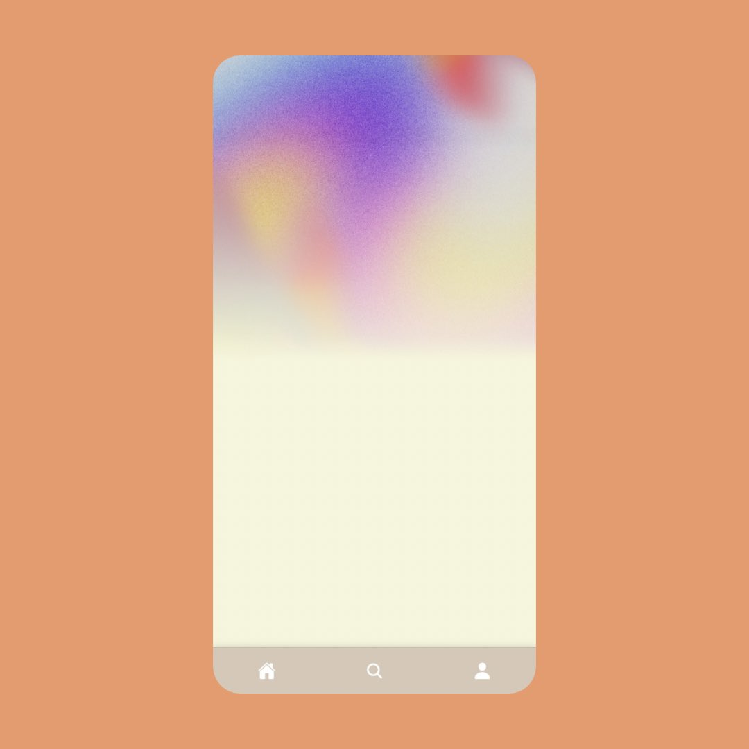 declandadev's tweet image. I love the look of grainy gradients.

Would love to incorporate them into an app in the future.

Here was a little concept page I whipped up with react native.

What kind of app would go with this vibe?