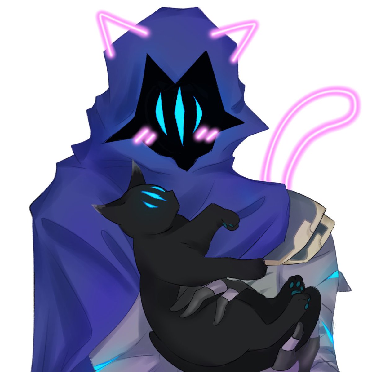 Sakuya_owo7's tweet image. #ValorantArt #Omen 
오멘냥이!