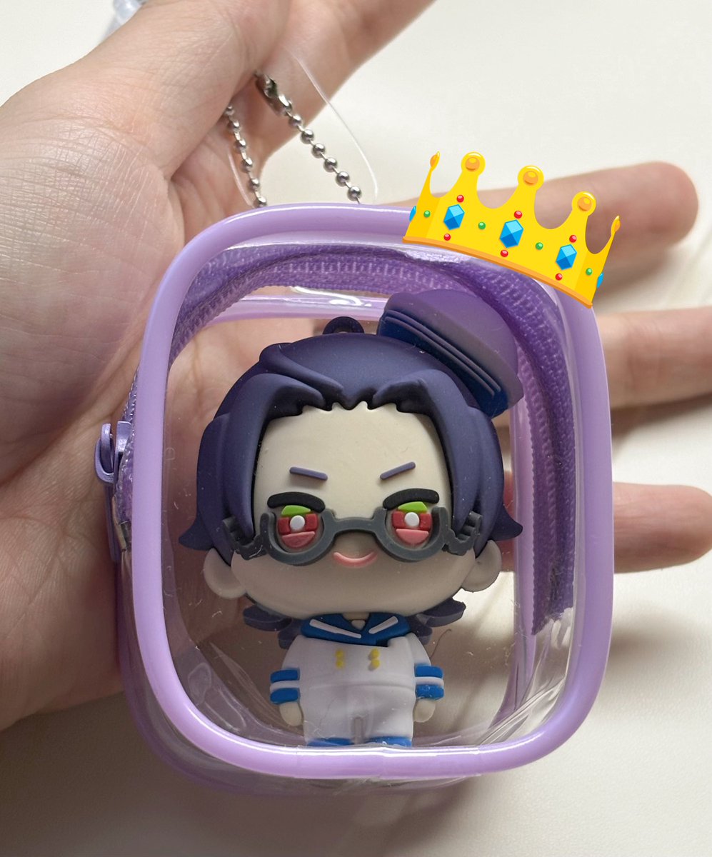 u_u_3103's tweet image. スイパラのラバマスが1個ぴったり入るケースに出会えたー🥹🥹！！！！かわいい！
