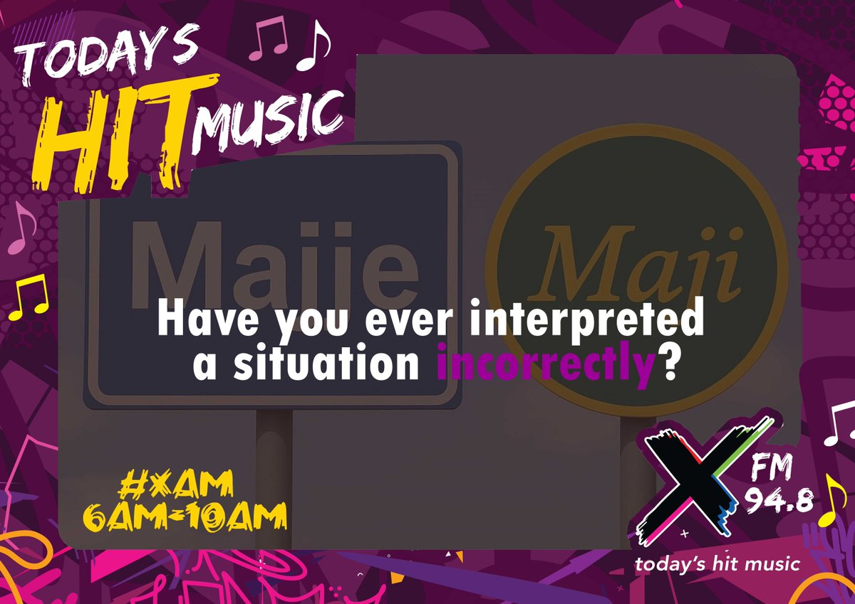 XfmUG's tweet image. In whatever situation it was, have you ever interpreted a situation incorrectly?