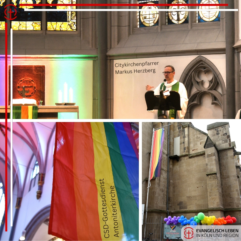 Starkes Zeichen beim #CSD in Köln: Die evangelische Messe in der Antoniterkirche stand für Vielfalt, Mut und Liebe. Pfarrer Herzberg: „Gott ist die Liebhaberin des Lebens.“
👉 kirche-koeln.de
#KircheKoeln #CSDKöln #rubicon #NieWieder #LGBTQ