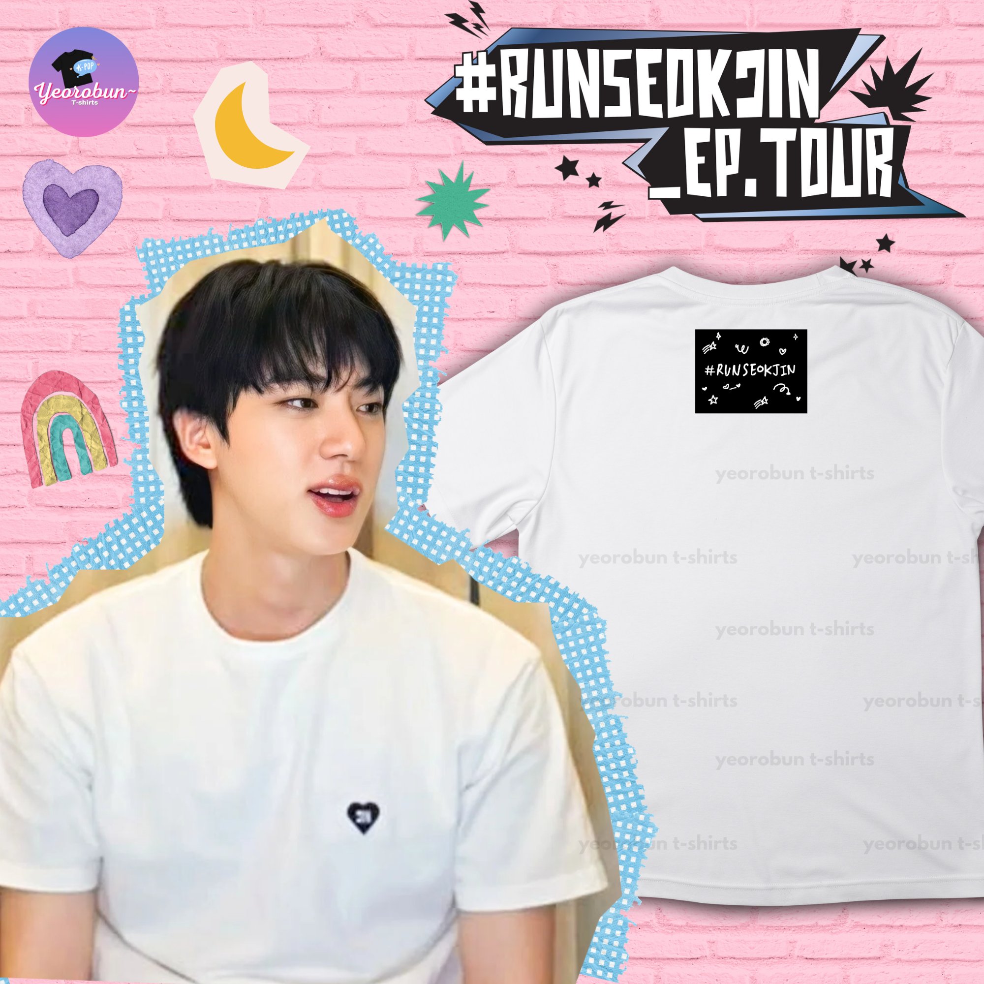 ⋆。˚✩RUN SEOKJIN ツアー　in Japanシャツと缶バッチ⋆。˚✩ Yeorobun~ T-shirts on X: 