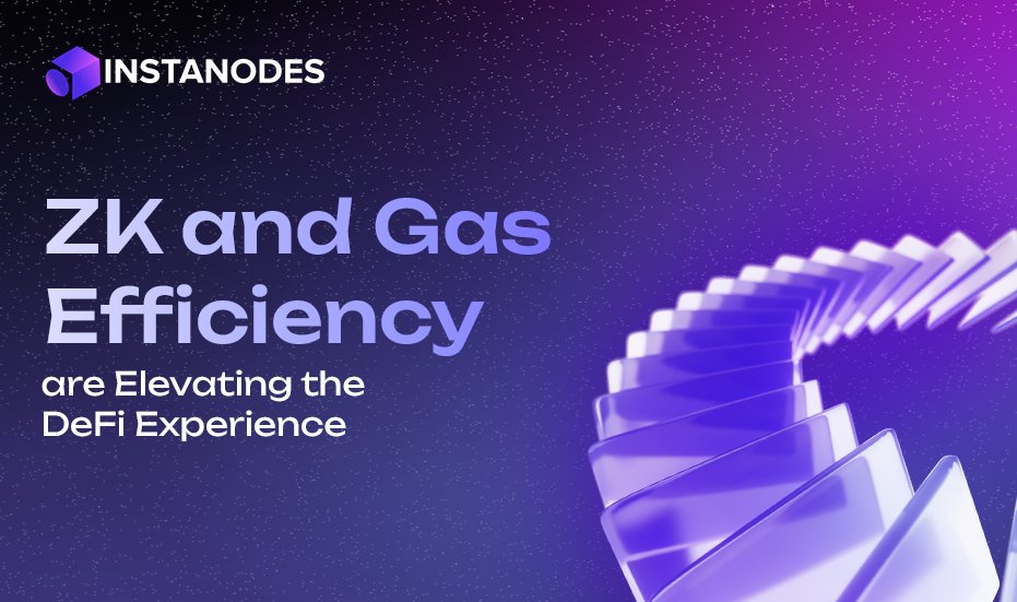 Gas fees slowing DeFi down? ZK-rollups are fixing that.

Explore how gas efficiency + zero-knowledge proofs are shaping the future of DeFi UX.

Instanodes is powering this shift.
Read more &gt;&gt; shorturl.at/MWV9d

#ZKRollups #DeFiUX #EthereumScaling