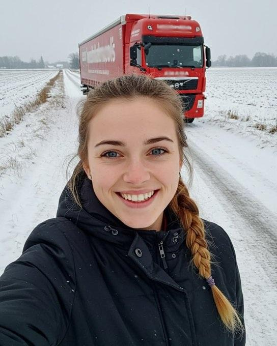 Alexa04263's tweet photo. Hello! I am a truck driver, nobody is interested in what I do, but I really like this job.🥰📷 https://t.co/72K6ZGILFP