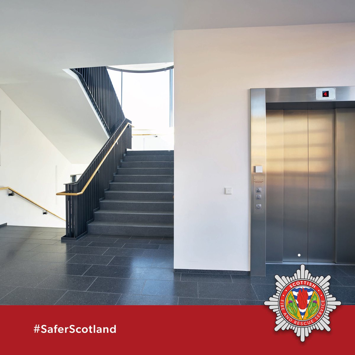 Keep It Clear, Keep It Safe! Clutter in stairwells can block exits and fuel fires. Keep common stairs free of bikes, prams, and rubbish to protect everyone in your building! #FireSafety #ClearEscapeRoutes