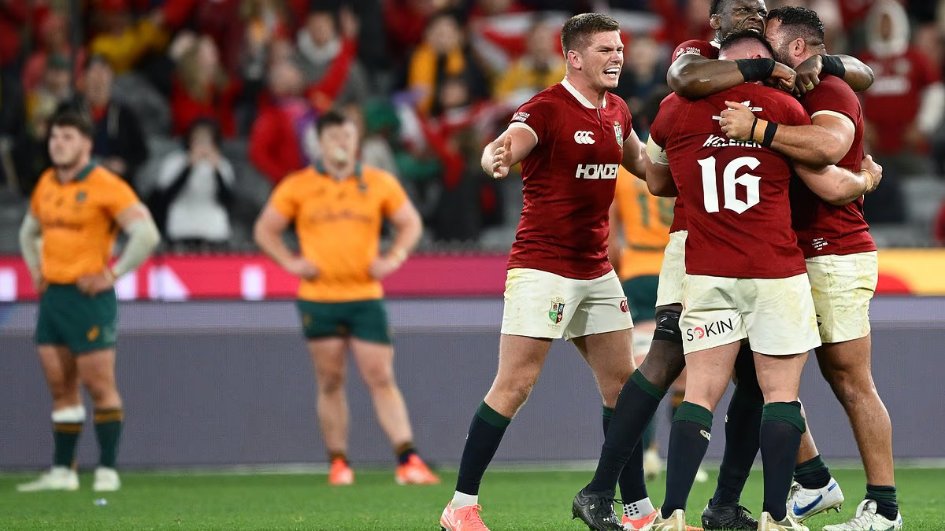 The British &amp; Irish Lions pull off a stunning series win over Australia in Melbourne, rallying from behind with late tries in an unforgettable rugby clash!   dailymail.co.uk/sport/rugbyuni…