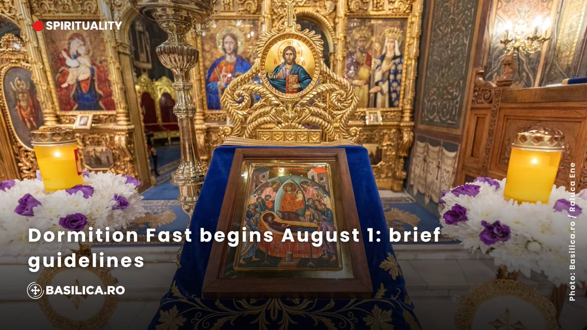 BasilicaNews's tweet image. 🔴 The Dormition Fast begins this Friday and lasts for two weeks for Orthodox Christians observing the revised calendar. #thegoodtoknow
🔗 tinyurl.com/2ba97ah9