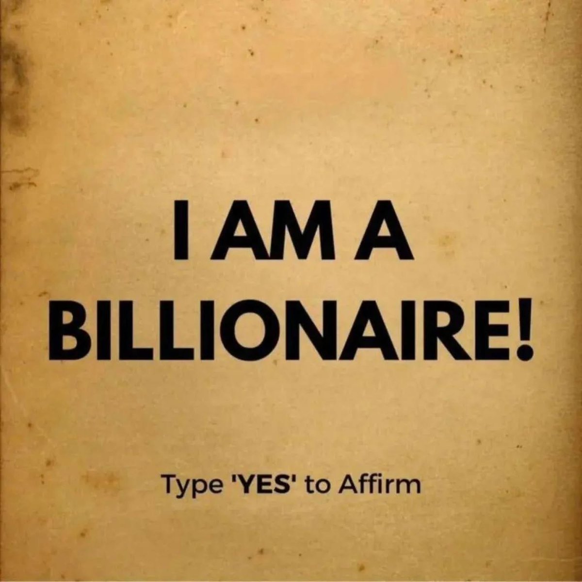 Type YES to affirm this for yourself!🍀