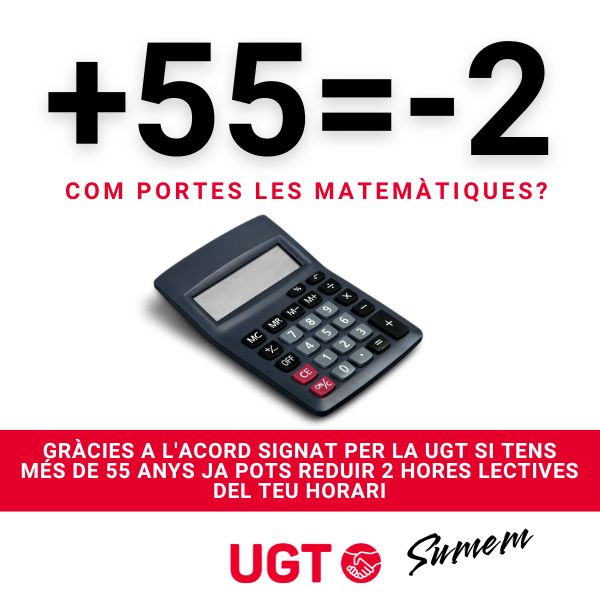 publica.cat/reduc-2h-lecti…

📌 IMPORTANT!!
Publicada la resolució de reducció de 2h lectives per a les persones majors de 55 anys (que inclou també les persones majors de 60 anys).

📌 Termini: del 29 de juliol al 2 d'agost (ambdós inclosos).

👆🏼Tota la informació a l'enllaç.
