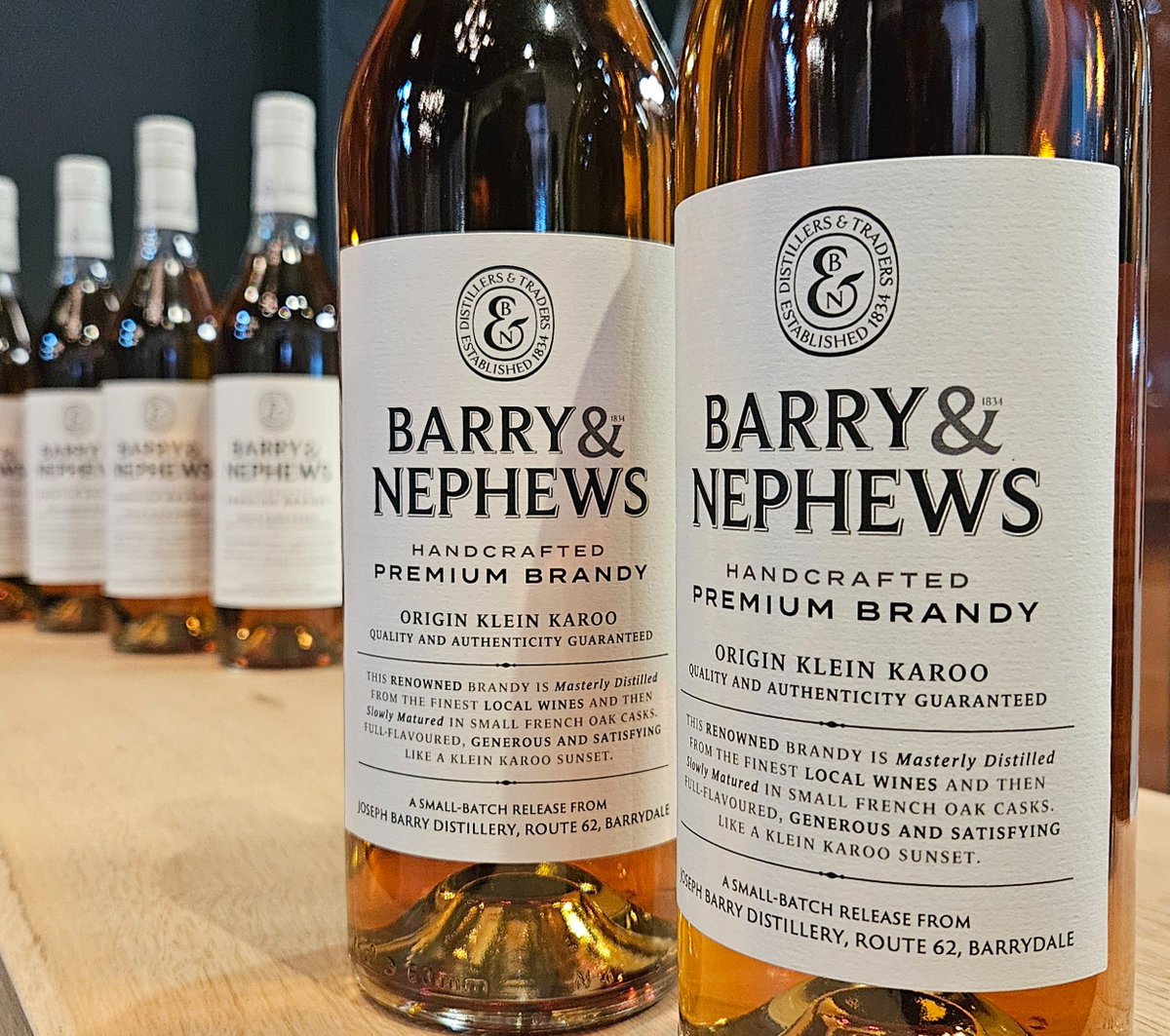 At last, the end of average brandewyn. Adds a dash of Klein Karoo character to your favourite mixer. A limited release from the Joseph Barry distillery.