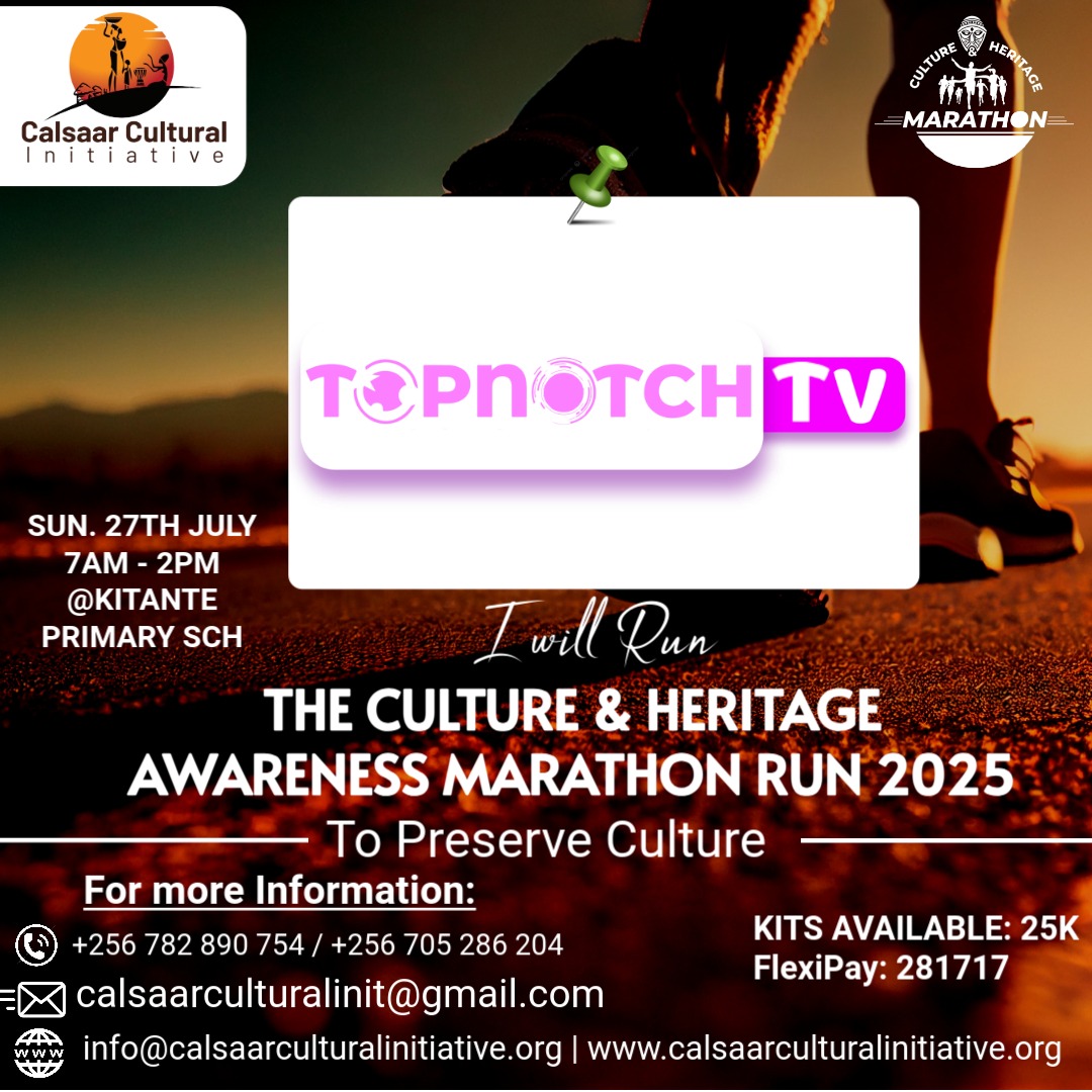 TopNotchMedia_1's tweet image. Happy New Week
TopNotch TV was honored to attend the #CultureAndHeritageAwarenessMarathon2025
Big thanks to @CalsaarCultural & partners for organizing such a vibrant & well-coordinated event.
Bunyoro where are you
Subscribe to watch Full documentary
youtube.com/@Topnotch_medi…