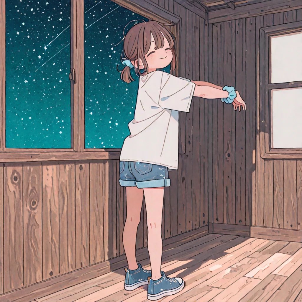 wanko_r32's tweet image. ストレッチ🩷
#Alart #AIイラスト