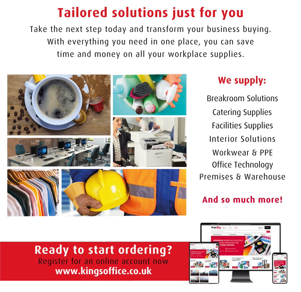 Personalised service. Tailored solutions. Exceptional pricing.
See how much your business could save with Kings!
📞 01332 653 866
🌐 kingsoffice.co.uk
#Kings #BusinessSupplies #Savings #TailoredService