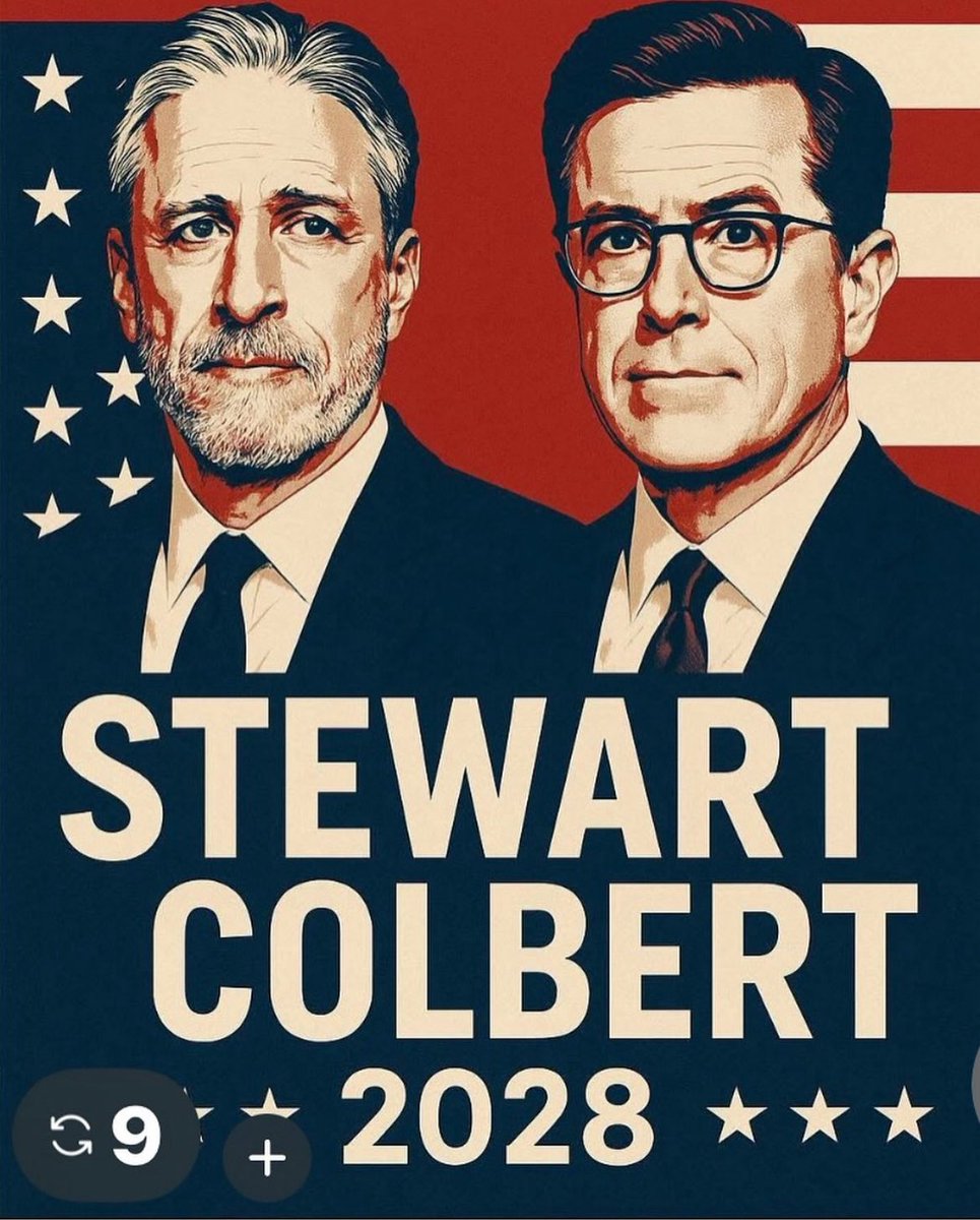 BonkGearMetal's tweet image. If Trump can do it, anyone can.
#Colbert #Stewart