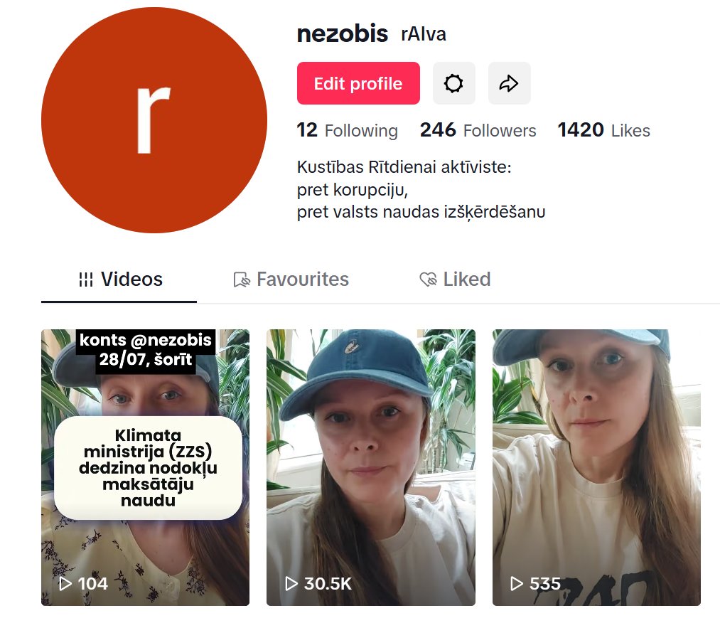 nezobis's tweet image. Es tikai gribēju pateikt, ka pirms 3 dienām izveidoju tiktok. Man bija 4 sekotāji.
Šodien situācija ir šāda: 30.5 tūkstoši skatījumi 1 video, 246 sekotāji.
😅