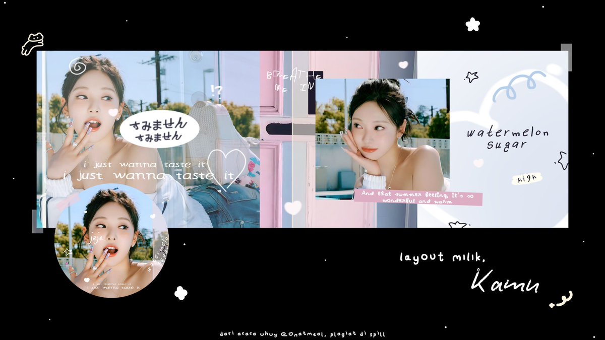 expctronouss's tweet image. YEEEY suffer heffy dapet layout cantiiiik iniii, timakaci billa dan happy birthdaayyy @cittiepaw 🎁🎀 semoga semakin banyak bahagianya dan selalu dikelilingi orang baikkk. Timakaci juga kak aca @onatmeal yang udah bikinin layout ini 😗 #ZaBillDaySeasons