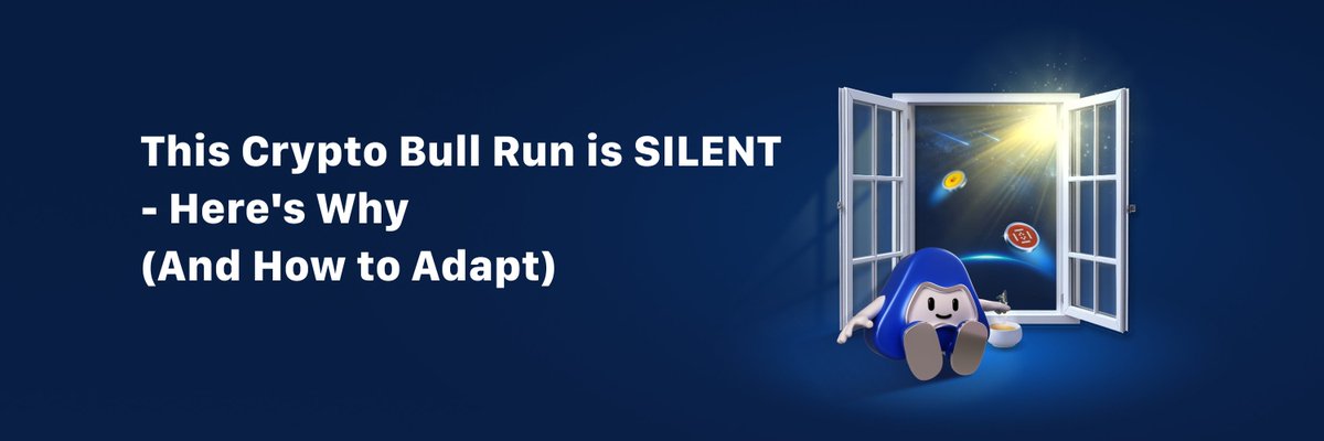 Good Day! 
🍵 Today's Discussion: This Crypto Bull Run is SILENT - Here's Why (And How to Adapt)

👇 The shocking truth:

1️⃣ Institutions OWN this market now

- $137B+ in Bitcoin ETFs
- Corps hold 5% of all BTC
- ETH staking = Wall St's new toy

2️⃣ Retail traders are LOSING