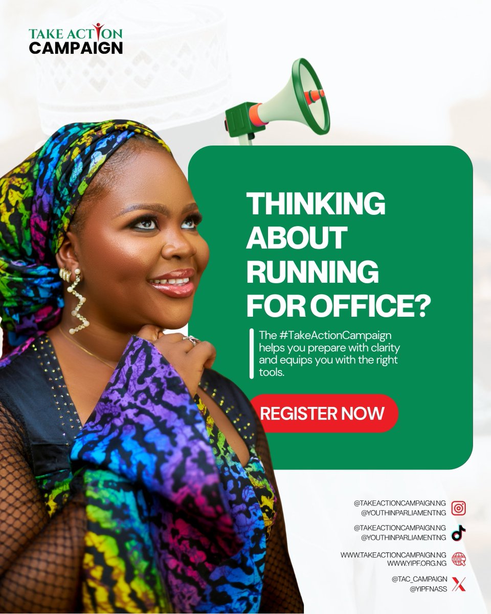 TAC_Campaign's tweet image. You’re not too young. 

You’re not inexperienced.

You just need the right place to start.

The #TakeActionCampaign was built to help people like you—smart, civic-minded, committed—learn what it really takes to step into leadership.