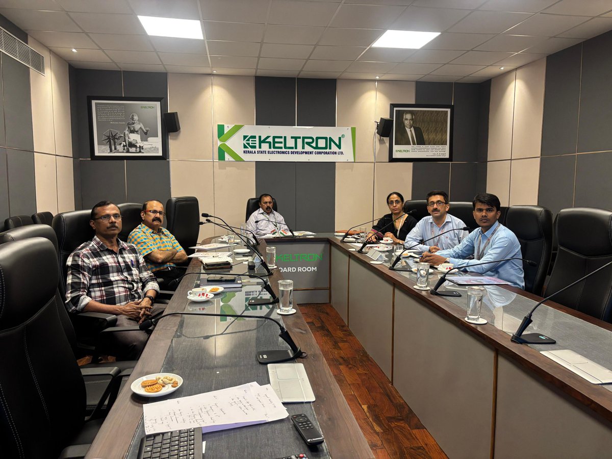 koul_sarita's tweet photo. @celbharat @DPathankoti @ChetanJain4572 Building strategic partnership!! Met with KELTRON's Chairman, V Adm. Sreekumar Nair (Rtd.) AVSM NM, and team This collaboration will drive innovation, growth, and self-reliance under #MakeInIndia. 💻🔌 #PSUConnect #Electronics #AtmanirbharBharat
@celbharat
@chetanjain4572

I https://t.co/TWPIbHzJuO
