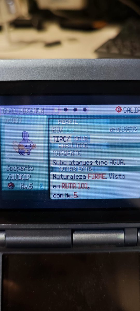 Anoche me salió esta cosita en mi cartucho original de Pokémon Esmeralda 😍

Tal vez en algún momento haga un video de RNG en la tercera GEN 👀