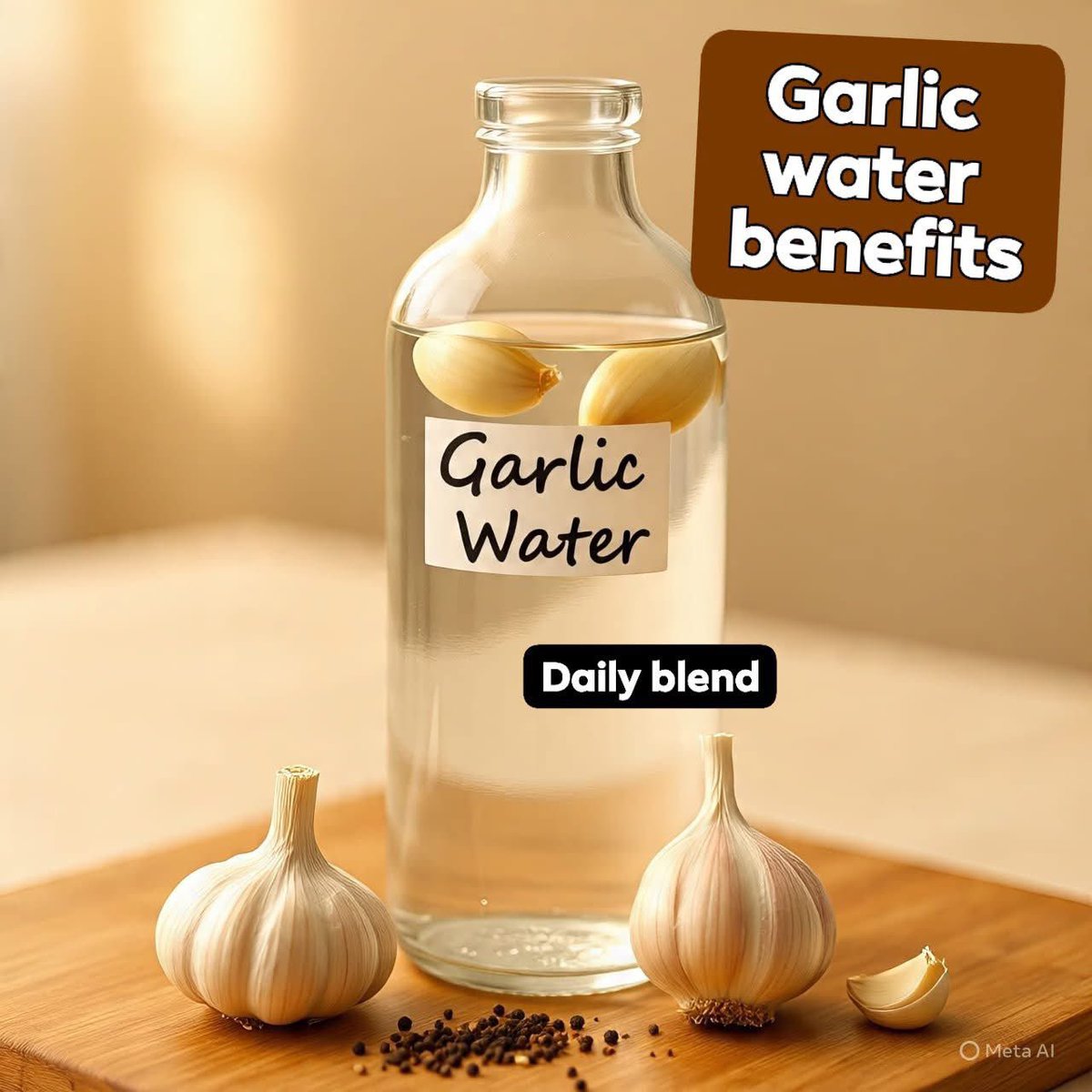 _Trichia_'s tweet image. Crush 2-3 garlic cloves let it 5 to 10 minutes, then step in one glass, warm water for 10 to 15 minutes. Drink on an empty stomach.
β
Boost immunity
β
Improve digestion
β
Support, heart, and liver health
β
Fights, infection and inflammation
β
Aid weight loss
