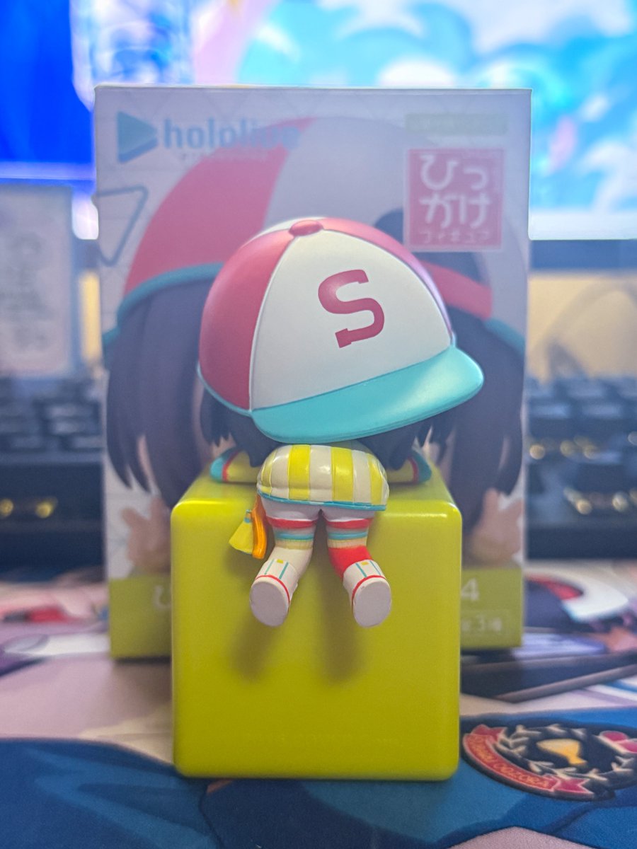 iTa__MiN's tweet image. スバルのひっかけフィギュア獲ってきた!
ウィンクWピースかわいいんですケード
ぷりちーなスバケツもしっかり再現されていて良い
#大空スバル