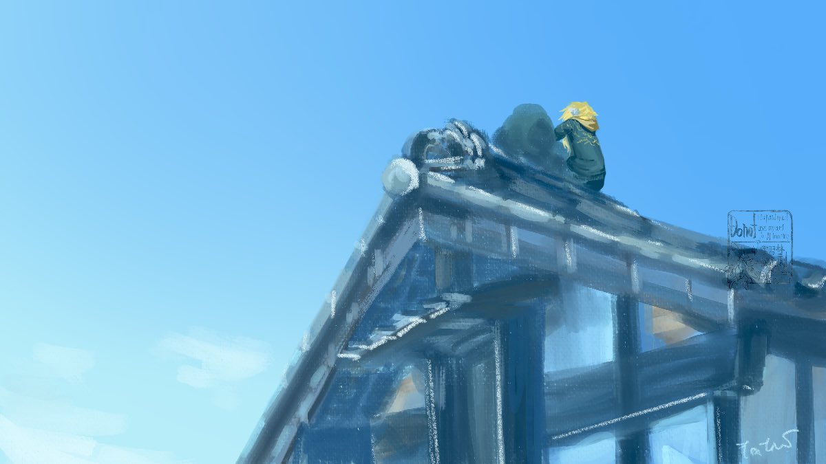 Ta23__'s tweet image. 蔵の屋根